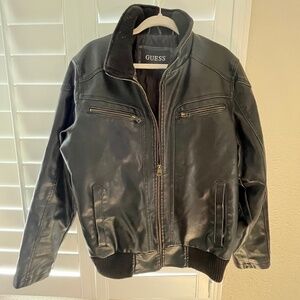 Guess leather coat